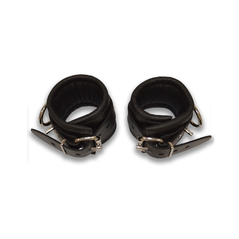 Prowler RED Leather Lock Ankle Restraint SM